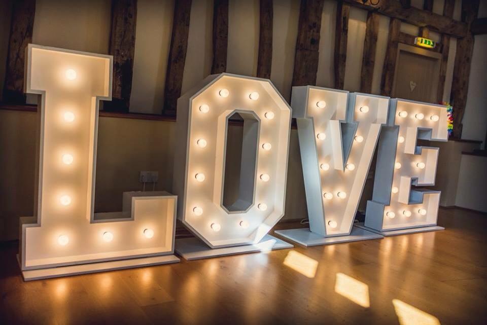 Giant Love Letter Hire