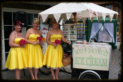 Icecream cart for weddings