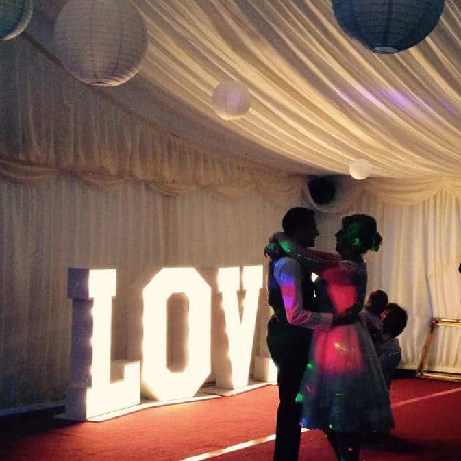 Giant Love Letter hire Essex